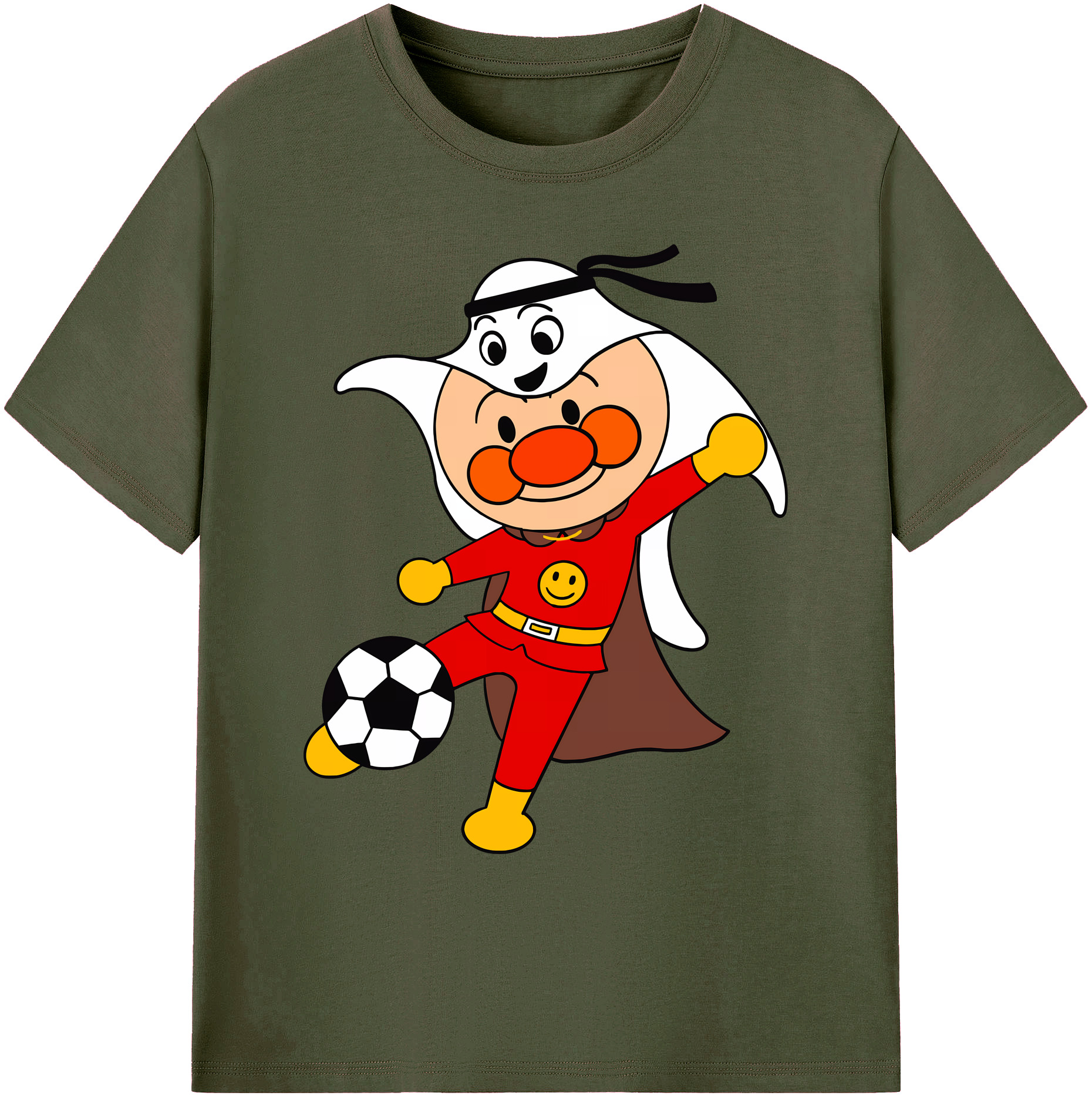 （画像用） アンパンマン Anpanman 綿100％ メンズ半袖Tシャツ｜肌触りやわらか＆通気性
